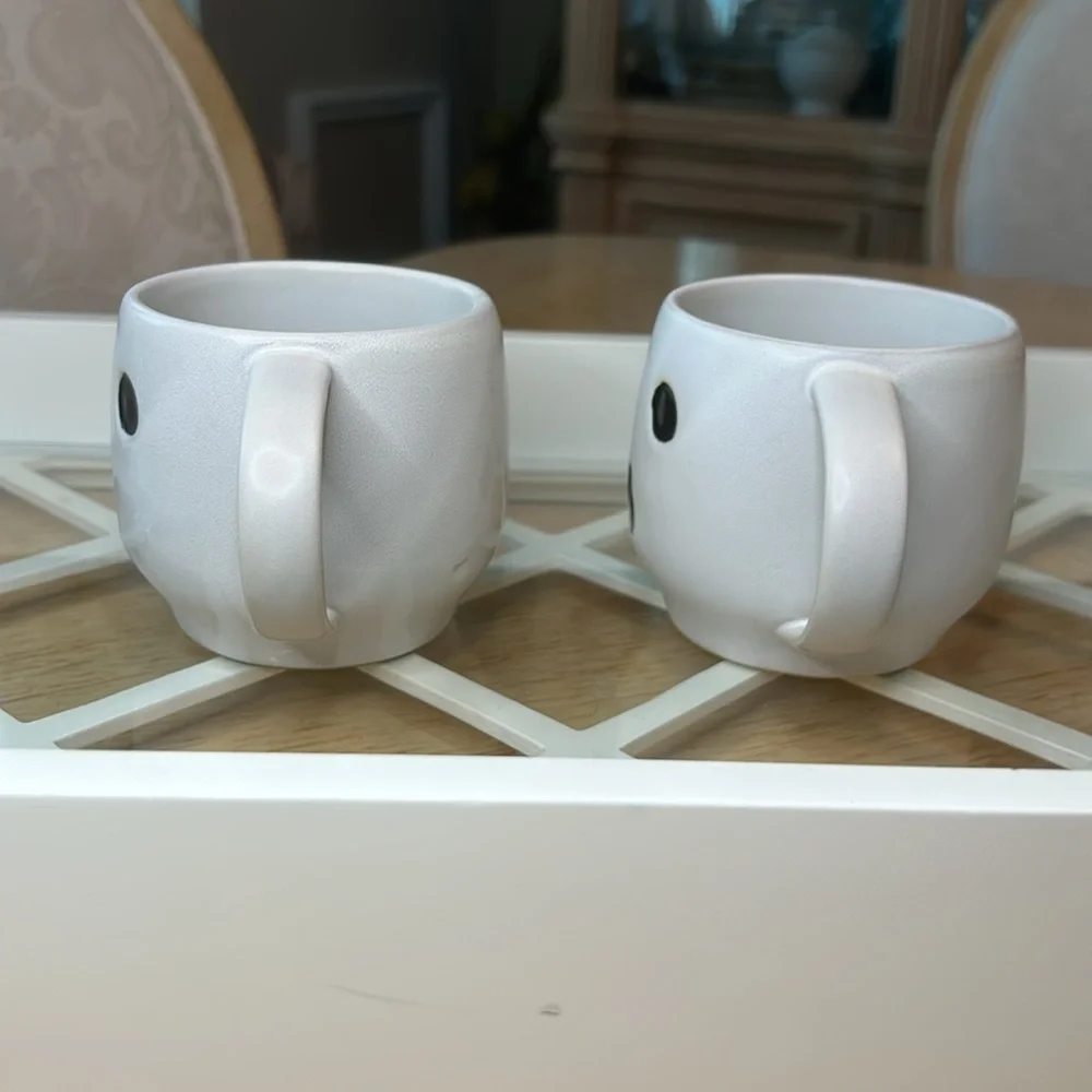 Pottery Barn Ghost Mug (2)